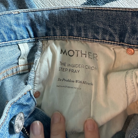 Mother Denim- Insider crop step fray - Picture 4 of 4